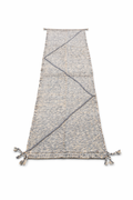 Moroccan Kilim runner - Grey 260cm x 65cm