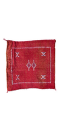 Cactus Silk Sabra Cushion - Red (50 x 50cm)