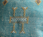 Cactus Silk Sabra Cushions - Blue (50 x 50cm)
