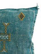 Cactus Silk Sabra Cushions - Blue (50 x 50cm)