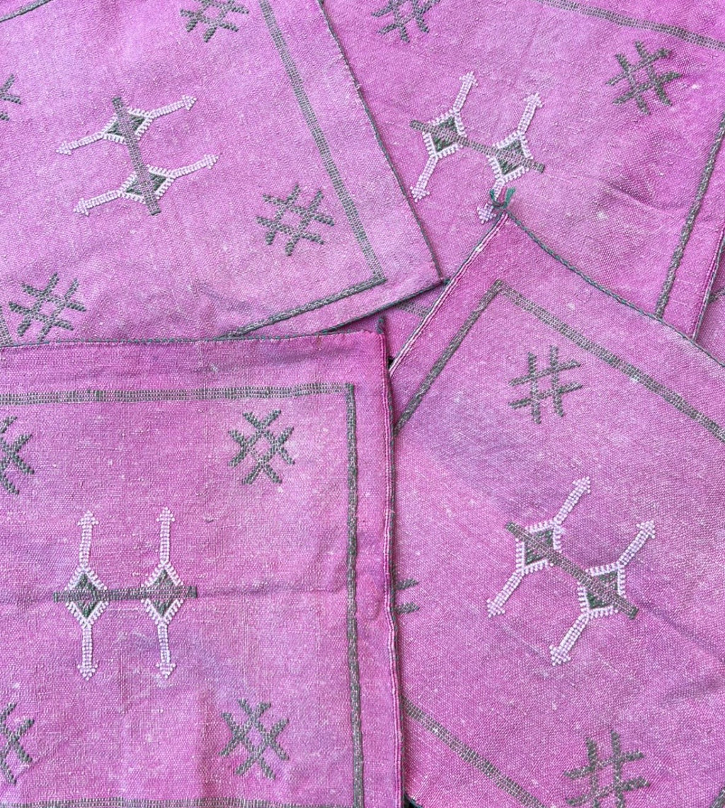 Cactus Silk Sabra Cushion - Rose Blush (50 x 50 cm)