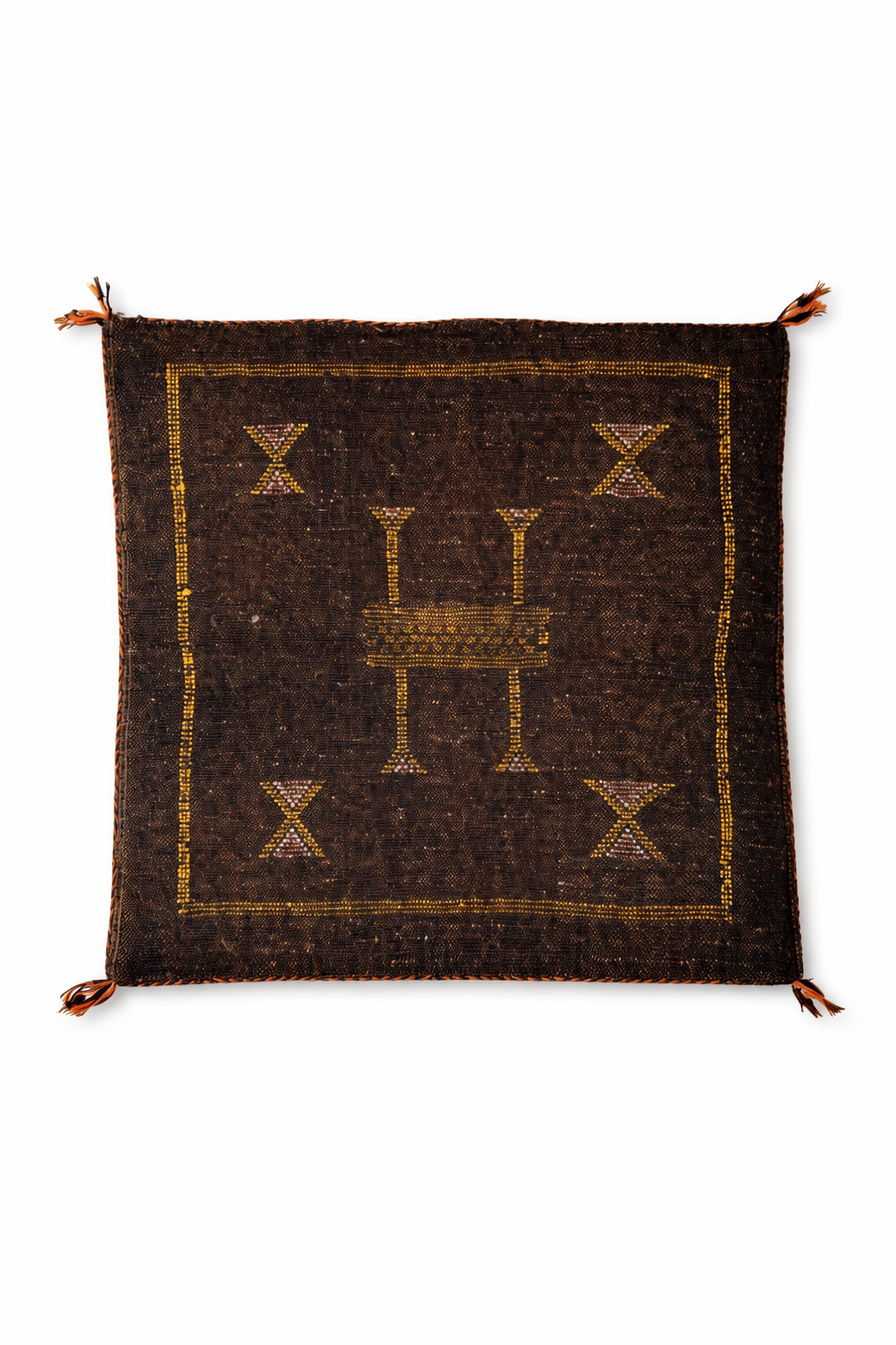 Cactus Silk Sabra Cushion -  Brown (50 × 50 cm)
