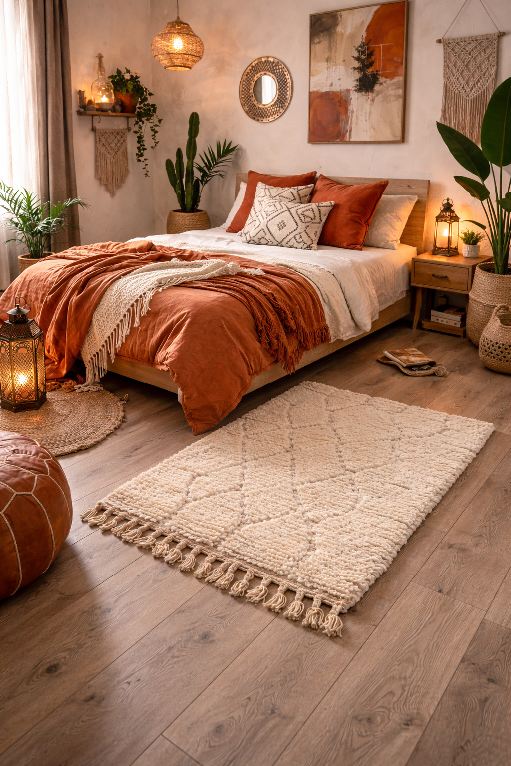 Beni Ourain Rug - Off White (75x110cm)